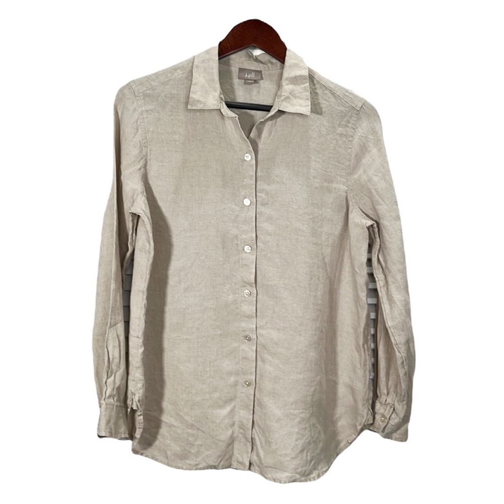 J Jill Flax Linen Button Down Size Extra Small